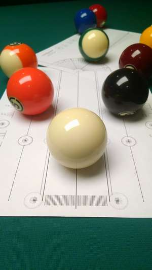 RotoThrotractor, The Gauntlet with Cue Ball Path Restriction Using Ball Guards